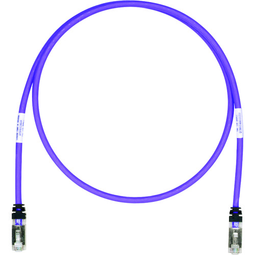 トラスコ中山 パンドウイット CAT6A/CAT6 シールドパッチコード 20m 紫 STP6X20MVL(ご注文単位1本)【直送品】