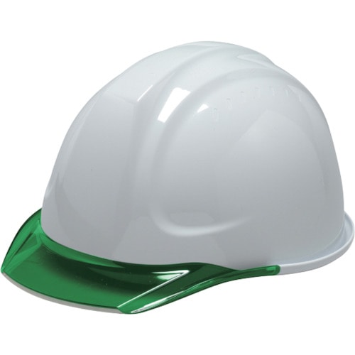 トラスコ中山 DIC SYA-Cエアロメッシュ 白/グリーン HA2内装 KP付(ご注文単位1個)【直送品】
