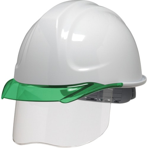 トラスコ中山 DIC SYA-CSエアロメッシュ 白/グリーン HA2内装 KP付(ご注文単位1個)【直送品】