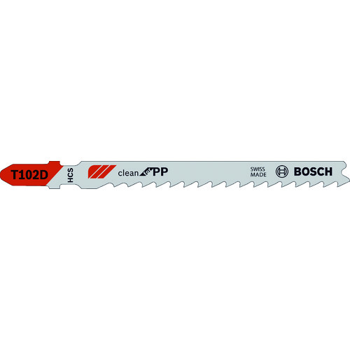 トラスコ中山 ボッシュ ジグソーブレード プラスチック 498-6407(ご注文単位1パック)【直送品】