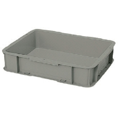 トラスコ中山 積水 T型コンテナ T-14-2 グレー(ご注文単位1個)【直送品】