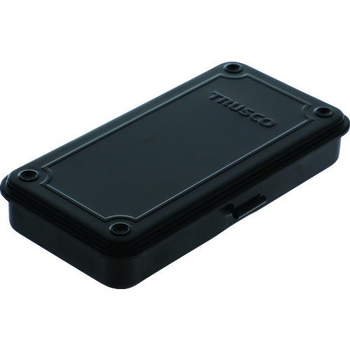 トラスコ中山 TRUSCO トランク型工具箱 203X109X35 つや消しブラック（ご注文単位1個）【直送品】