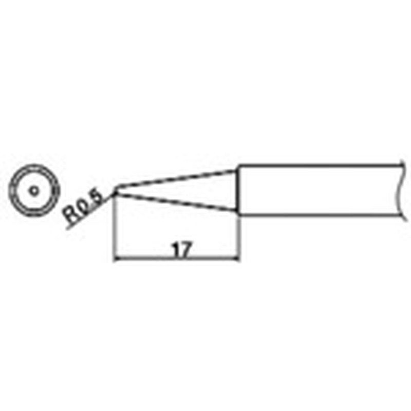 トラスコ中山 白光 こて先 B型　102-5924（ご注文単位1本）【直送品】