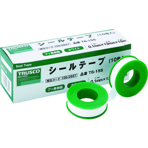 トラスコ中山 TRUSCO シールテープ 13mmX5m(ご注文単位10巻)【直送品】