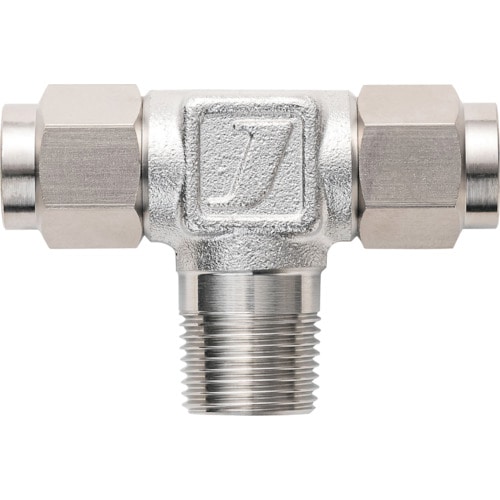 トラスコ中山 潤工社 ステンレス継手 テー 4x2.5mm PT1/4(ご注文単位1個)【直送品】