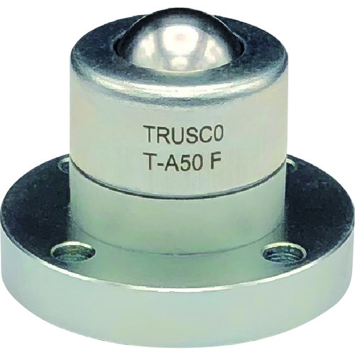 トラスコ中山 TRUSCO ボールキャスター 切削加工品 フランジタイプ 161-4251(ご注文単位1個)【直送品】