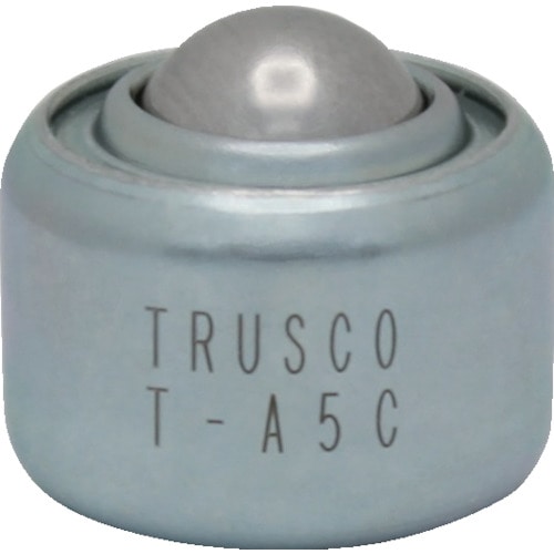 トラスコ中山 TRUSCO ボールキャスター プレス成型品上向用 スチール製ボール 123-5581(ご注文単位1個)【直送品】