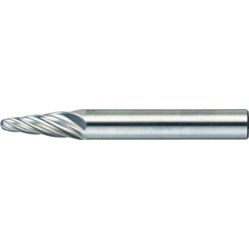 トラスコ中山 TRUSCO 超硬バー テーパー型 Φ6(14°)X刃長19X軸6 アルミカット(ご注文単位1本)【直送品】
