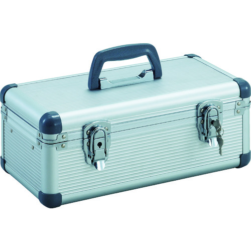 トラスコ中山 TRUSCO アルミケース 中皿付 339X162X127 シルバー(ご注文単位1個)【直送品】