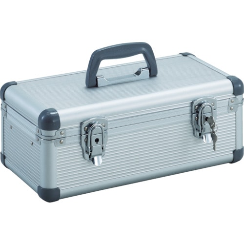 トラスコ中山 TRUSCO アルミケース 中皿付 420X198X187 シルバー(ご注文単位1個)【直送品】