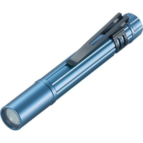トラスコ中山 TRUSCO アルミLEDライト 1球 10ルーメン ペンタイプ ブルー(ご注文単位1個)【直送品】