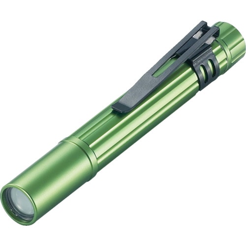 トラスコ中山 TRUSCO アルミLEDライト 1球 10ルーメン ペンタイプ グリーン(ご注文単位1個)【直送品】