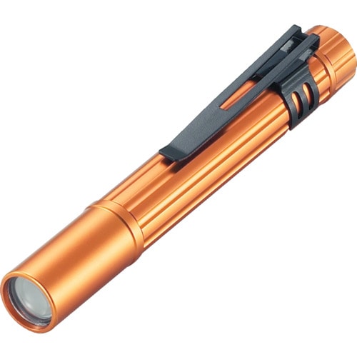 トラスコ中山 TRUSCO アルミLEDライト 1球 10ルーメン ペンタイプ オレンジ(ご注文単位1個)【直送品】