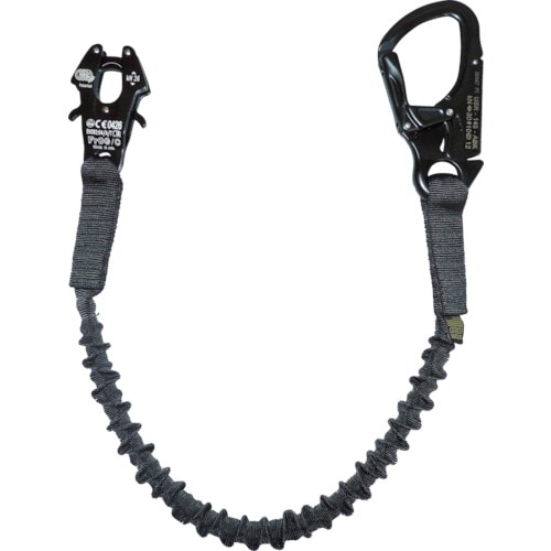 トラスコ中山 CETACEA オペレーターリテンションランヤード 黒(ご注文単位1個)【直送品】