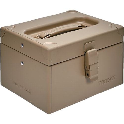 トラスコ中山 TRUSCO 片開きツールボックス ライトサンド 225x180x135mm(ご注文単位1個)【直送品】