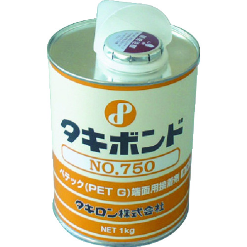 トラスコ中山 タキロン 接着剤 タキボンド750 1kg（ご注文単位1缶）【直送品】