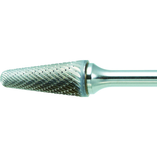 トラスコ中山 TRUSCO 超硬バー テーパー型 Φ12.7X刃長28X軸6 ロング ダブル(ご注文単位1本)【直送品】