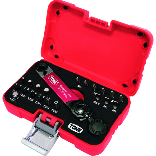 トラスコ中山 TONE トルクスビットラチェットセット(ご注文単位1セット)【直送品】