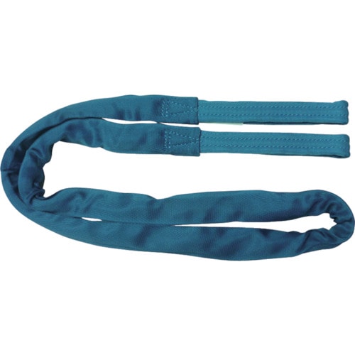 トラスコ中山 TESAC ブルースリングソフトE形(両端アイタイプ)荷重1.6t 全長2m(JIS規格品)(ご注文単位1本)【直送品】