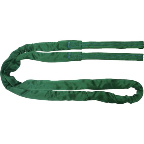 トラスコ中山 TESAC ブルースリングソフトE形(両端アイタイプ)荷重2t 全長3m(JIS規格品)(ご注文単位1本)【直送品】
