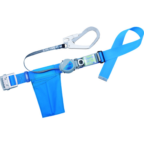 トラスコ中山 ツヨロン 胴ベルト型墜落制止用器具 TB-TRL-593 ツーウェイリトラ アルミ軽量タイプ 青 Mサイズ(ご注文単位1本)【直送品】
