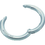トラスコ中山 TRUSCO リング ステンレス ピン止めチェーンキャッチ 線径5mm 内径25mm(ご注文単位1個)【直送品】