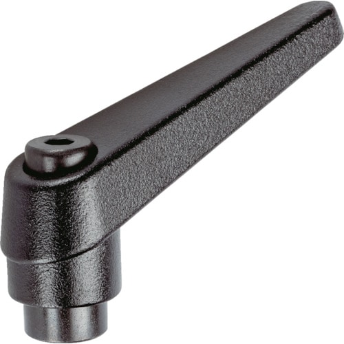 トラスコ中山 TRUSCO クランプレバー ブラック メネジ M6(ご注文単位1個)【直送品】