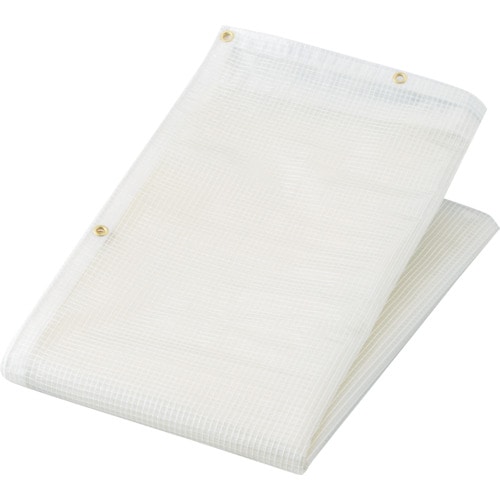 トラスコ中山 TRUSCO 防炎糸入りクリアシート 6000X4000(ご注文単位1枚)【直送品】