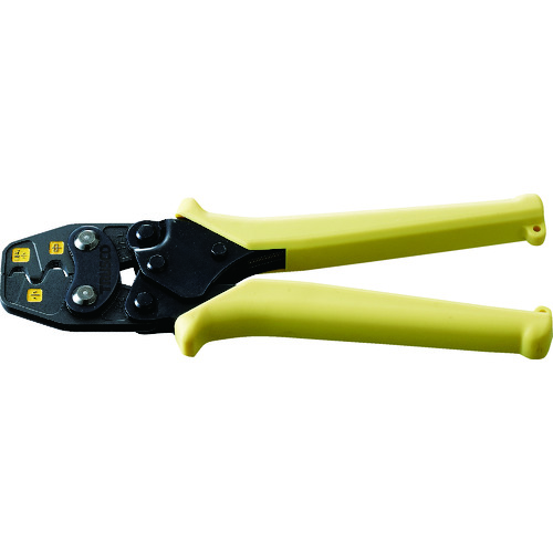 トラスコ中山 TRUSCO リングスリーブ(E)用ミニ圧着工具 使用範囲小(1.6x2)・小・中(ご注文単位1個)【直送品】