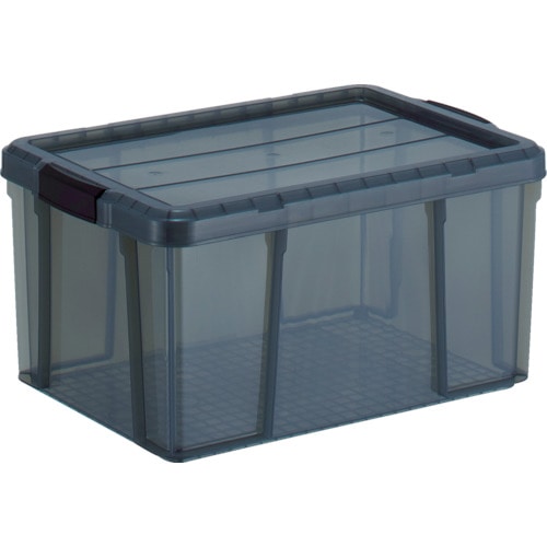 トラスコ中山 TRUSCO クリアライトボックス 35L 黒半透明(ご注文単位1個)【直送品】