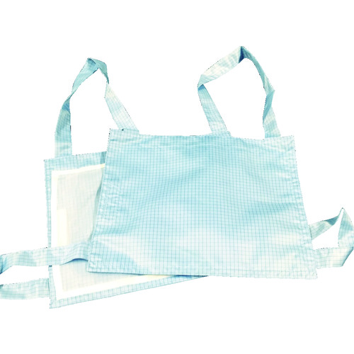 トラスコ中山 TRUSCO クリーンルーム用ゼッケン 青(ご注文単位1枚)【直送品】