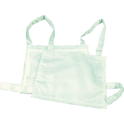 トラスコ中山 TRUSCO クリーンルーム用ゼッケン 白(ご注文単位1枚)【直送品】