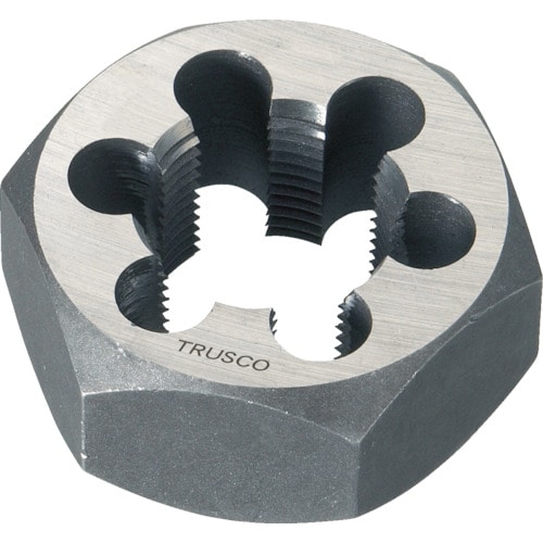 トラスコ中山 TRUSCO 六角サラエナットダイス 細目 M20X1.5(ご注文単位1個)【直送品】