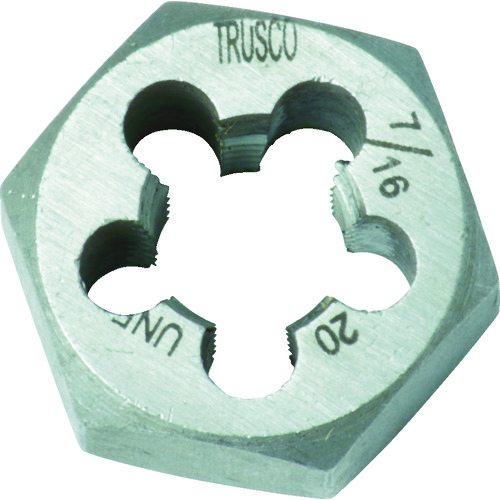 トラスコ中山 TRUSCO 六角サラエナットダイス UNF7/16-20(ご注文単位1個)【直送品】