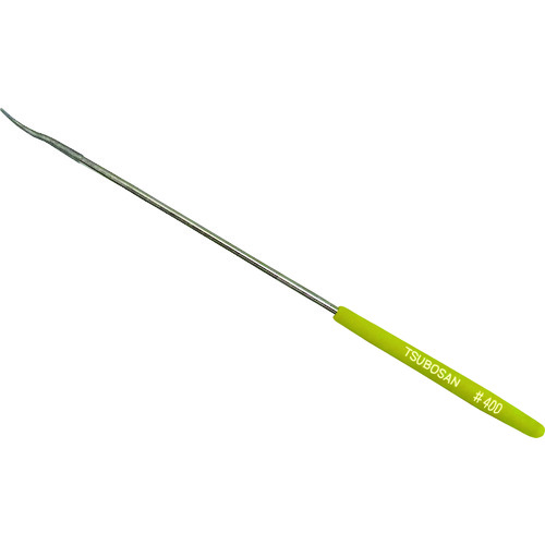 トラスコ中山 ツボサン ダイヤモンドヤスリ 片コテ カギ丸 #400(ご注文単位1本)【直送品】