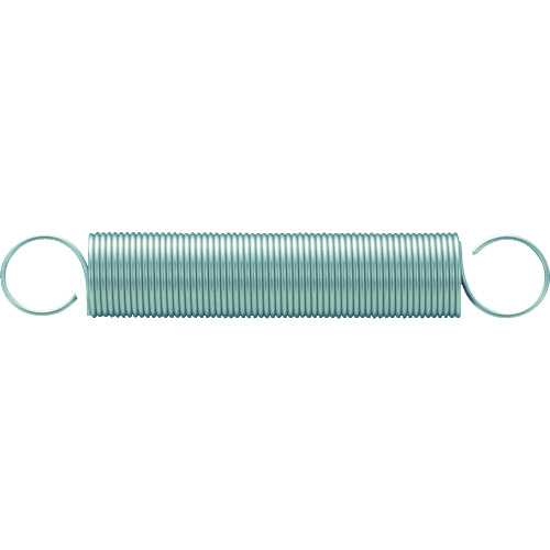 トラスコ中山 TRUSCO 引張コイルばね スチール D9.6Xd1.6XL78.9 39.5巻 3個入（ご注文単位1パック）【直送品】