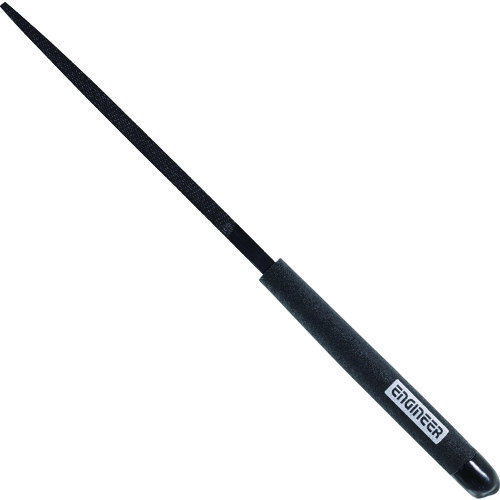 トラスコ中山 エンジニア ジェットブラックヤスリ 細目 四角(ご注文単位1本)【直送品】