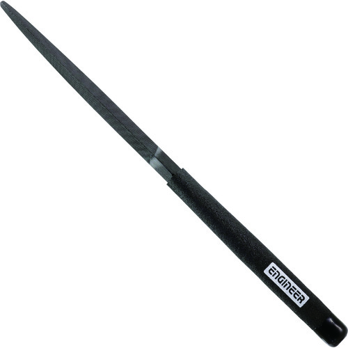 トラスコ中山 エンジニア ジェットブラックヤスリ 細目 三角(ご注文単位1本)【直送品】