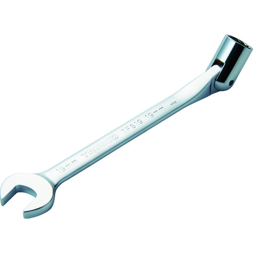 トラスコ中山 TRUSCO フレックスソケットスパナ 19mm(ご注文単位1個)【直送品】
