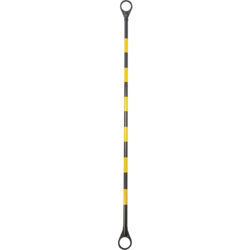 トラスコ中山 TRUSCO アルミガードバー イエローブラック 長さ2M（ご注文単位20本）【直送品】