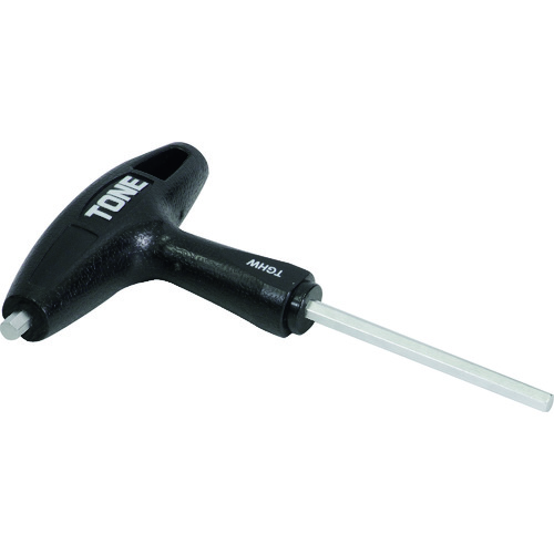 トラスコ中山 TONE 六角棒レンチ(T形) グリップヘキサゴンレンチ 対辺寸法5mm 全長158mm(ご注文単位1本)【直送品】
