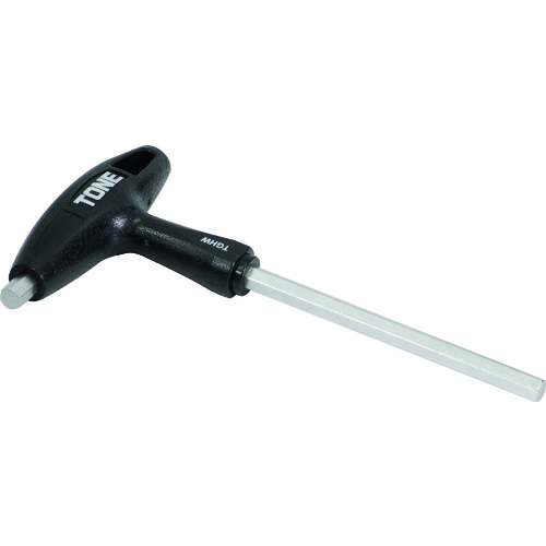 トラスコ中山 TONE 六角棒レンチ(T形) グリップヘキサゴンレンチ 対辺寸法6mm 全長172mm(ご注文単位1本)【直送品】