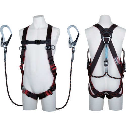 トラスコ中山 ツヨロン レヴォハーネス ツインGブレード Mサイズ(ご注文単位1本)【直送品】