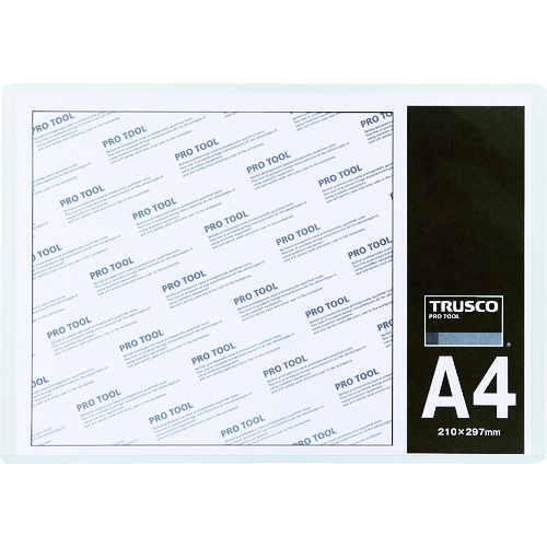 トラスコ中山 TRUSCO 厚口カードケース A4(ご注文単位1枚)【直送品】