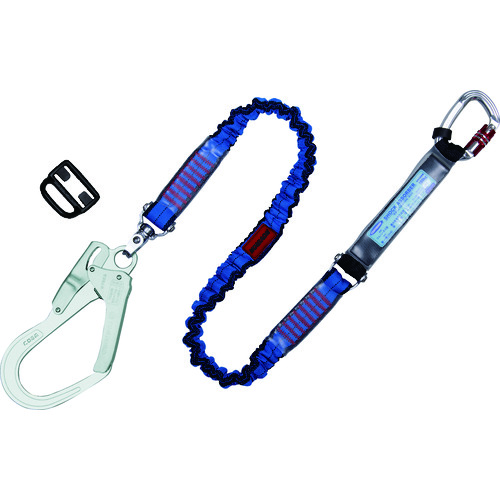 トラスコ中山 ツヨロン ハーネス用ランヤード THL-NV93SV-21KS-R23 ノビロン 青(ご注文単位1本)【直送品】