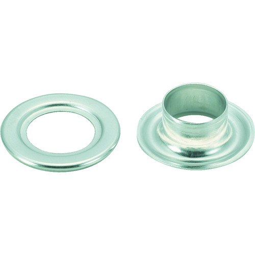 トラスコ中山 TRUSCO 両面ハトメ アルミ 12mm 1000組入 (袋入)（ご注文単位1袋）【直送品】