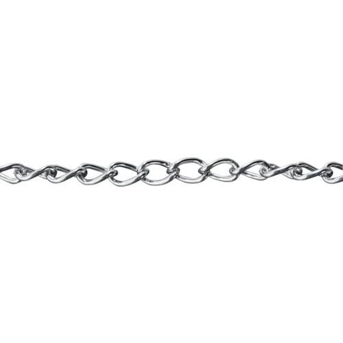 トラスコ中山 TRUSCO 鉄クロームマンテルチェーン 2.0mm×10m（ご注文単位1本）【直送品】