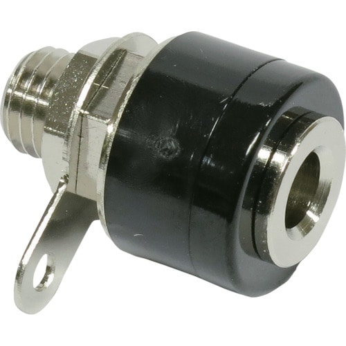 トラスコ中山 サトーパーツ チップジャック TJ-563 黒 5個入(ご注文単位1パック)【直送品】
