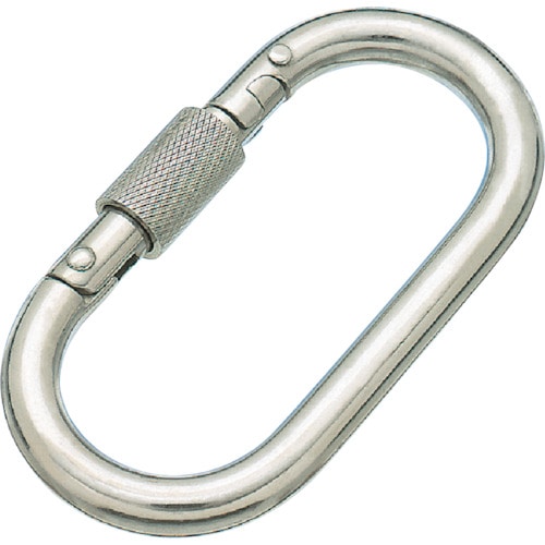 トラスコ中山 TRUSCO ステンレス カラビナ(環付) 10mm(ご注文単位1個)【直送品】