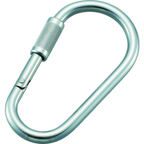 トラスコ中山 TRUSCO ステンレス カラビナジャンボ(環付) 12mm(ご注文単位1個)【直送品】